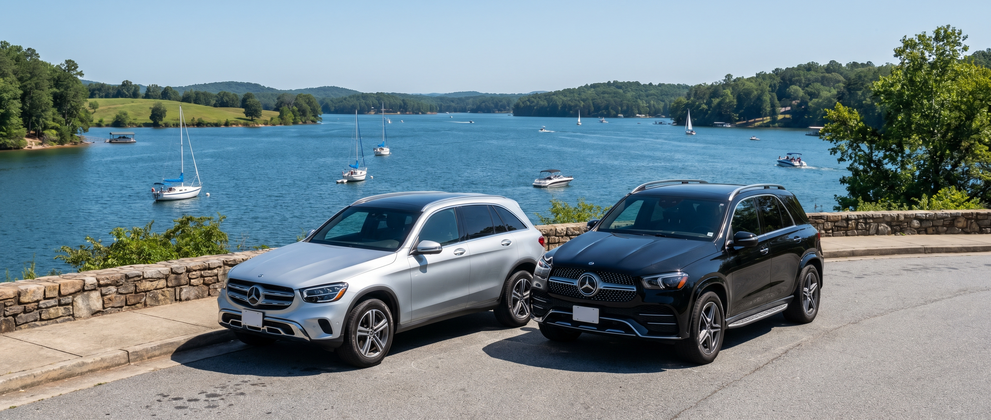 Mercedes-Benz GLC and GLE comparison for summer travel in Duluth, GA